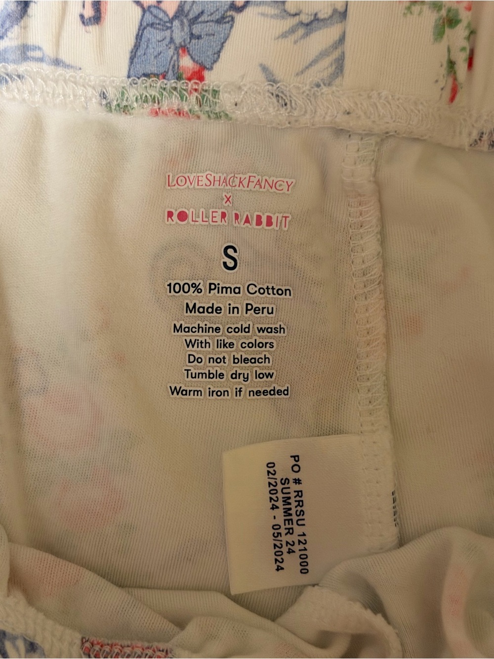 Roller Rabbit x LoveShackFancy Rosa Beaux Monkey Set - Picture 10 of 10